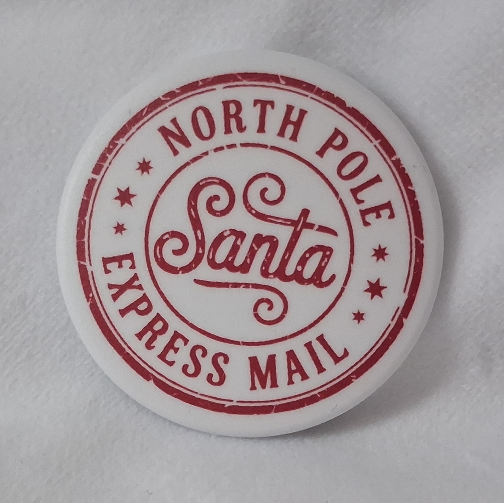 Santa North Pole Express Mail Button